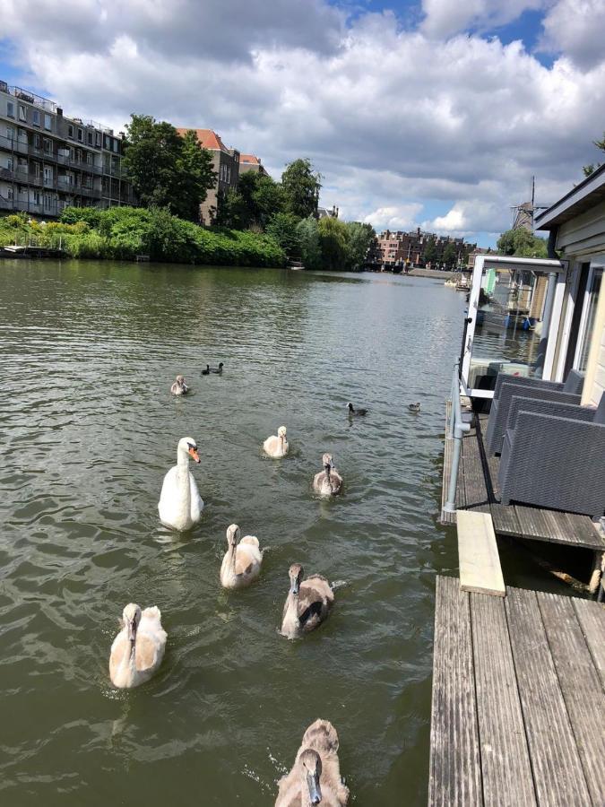 Luxury Studio On Robs Houseboat Special For Couples Amsterdam Exterior photo
